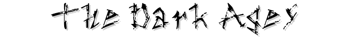 the dark ages font